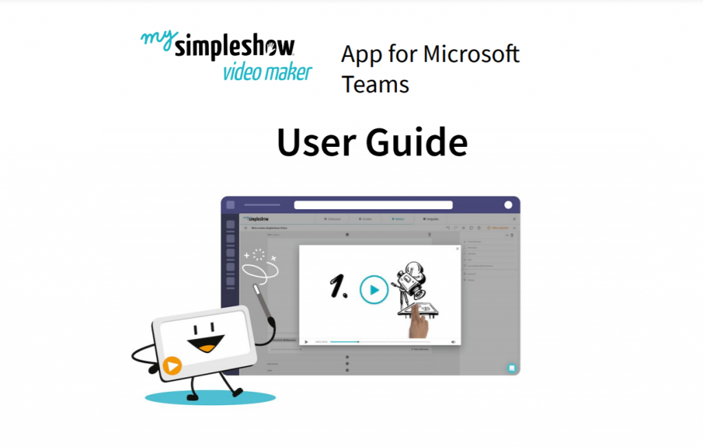 Communicate more efficiently with Microsoft Teams and mysimpleshow video maker 