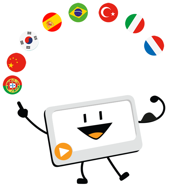 Here is an overview of all of the languages that simpleshow video maker now speaks